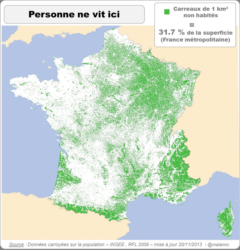 Illustration for article titled Yet Another Green/White Census Map
